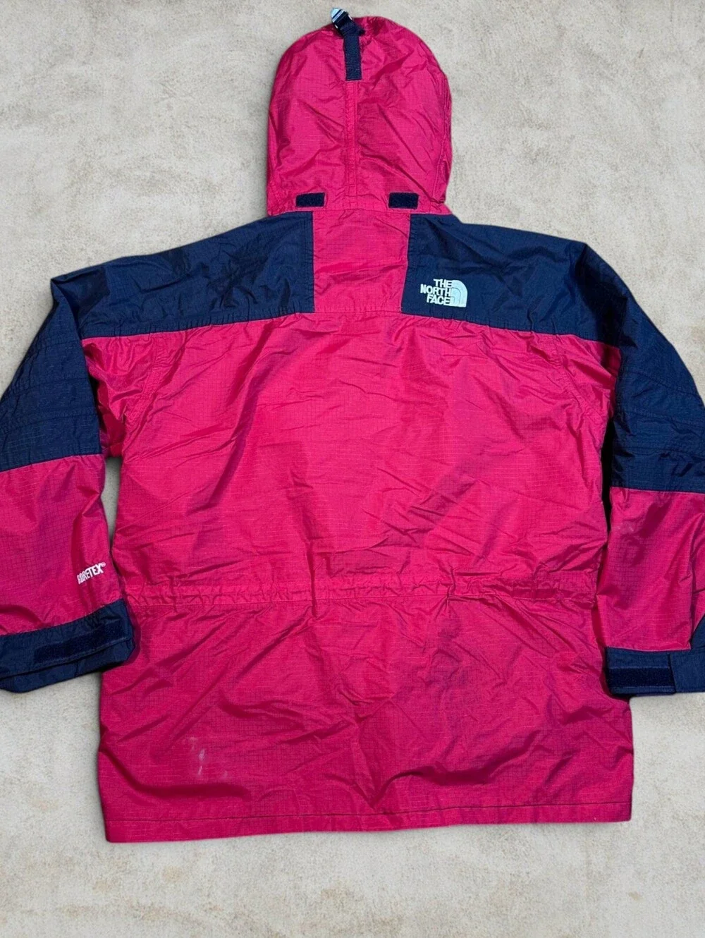 Vintage 90s The North Face Gore Tex Mountain Guide Parka Jacket Red Sz XL